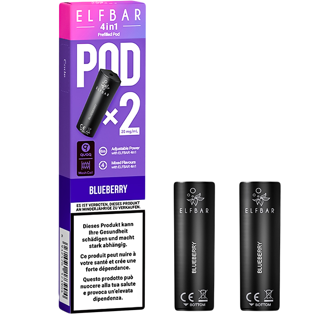 ELFBAR 4in1 Pod, Blueberry