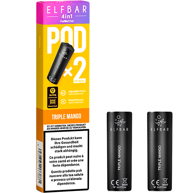 ELFBAR 4in1 Pod, Triple Mango