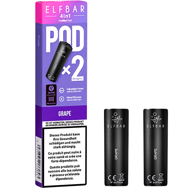 ELFBAR 4in1 Pod, Grape