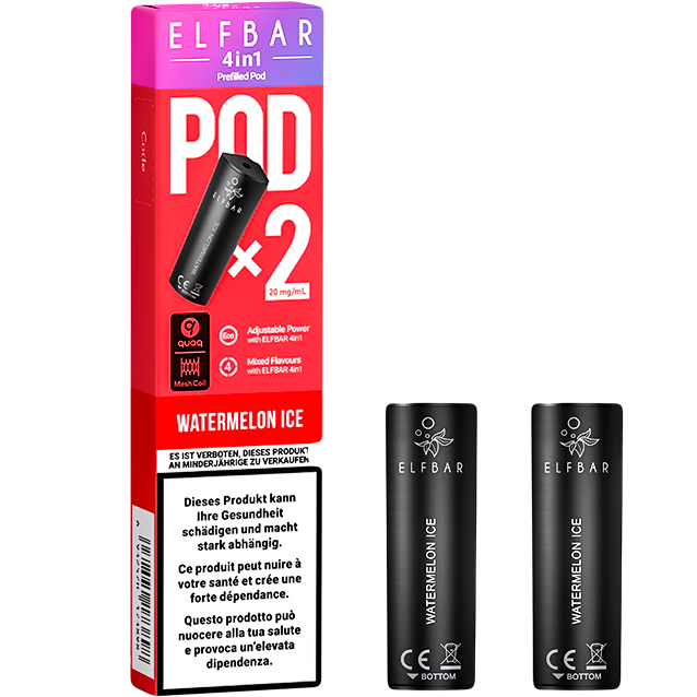 ELFBAR 4in1 Pod, Watermelon ICE