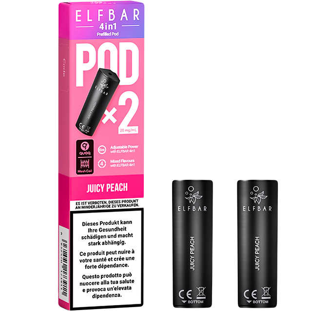 ELFBAR 4in1 Pod, Juicy Peach